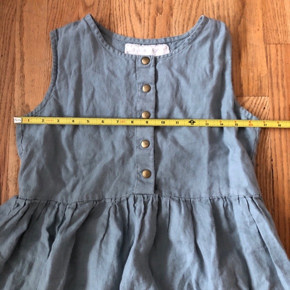 notPERFECTLINEN Blue Sleeveless Dress - Picture 4 of 6